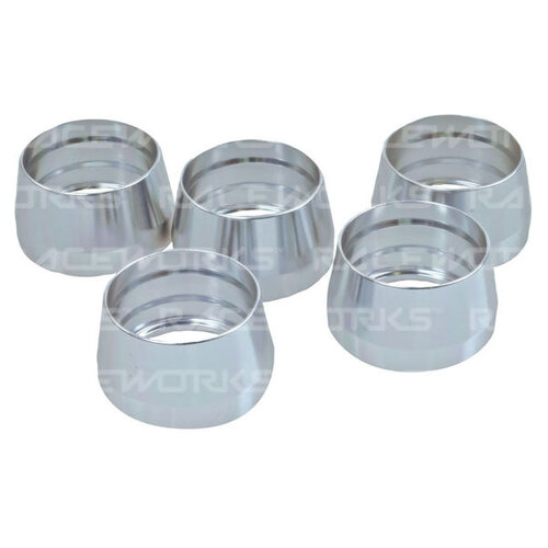 Raceworks Teflon Hose Olive Inserts 5Pk AN-3 RWF-299-03