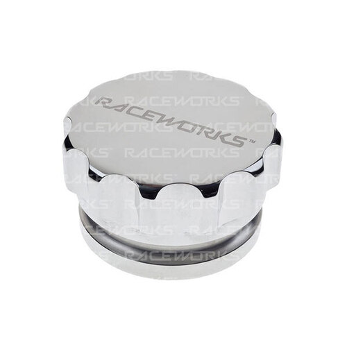 Raceworks Weld On Aluminum Filler With Polished Female Cap 1In 1.5" RWF-460-24-A