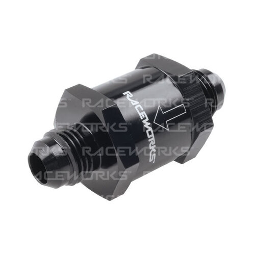 Raceworks One Way Valve AN-6 AN-10 RWF-610-10BK