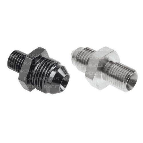 Raceworks Metric Male M10X1.0 To Male Flare Stainless High Flow AN-8 RWF-729-08SS