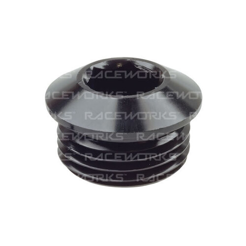 Raceworks AN In Hex O-Ring Plug  AN-10 RWF-814-10BK