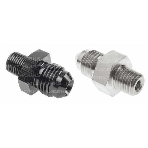 Raceworks To NPT 1/4 Straight 1/8" NPT RWF-816-08-02BK