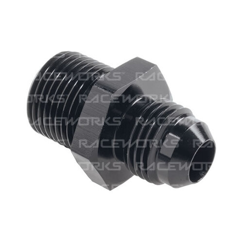 Raceworks Male Flare To Male BSPP 1/8'' 3/8" BSPP RWF-817-04-06BK
