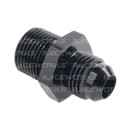 Raceworks Male Flare To Male BSPP 3/8'' 3/8" BSPT RWF-817-10-06TBK