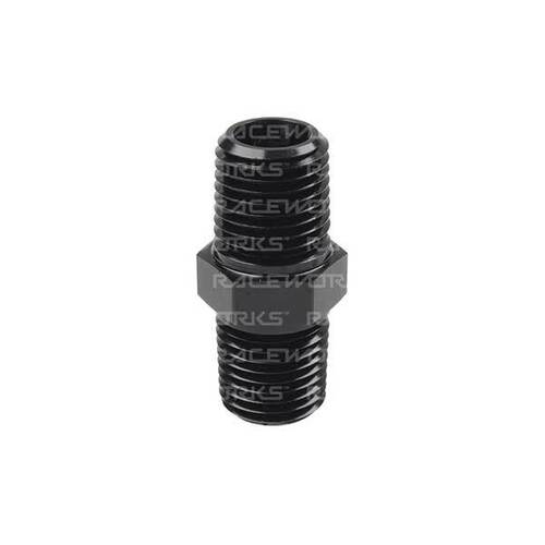 Raceworks 1/8+ô NPT Male Union 1/8" NPT RWF-911-02BK
