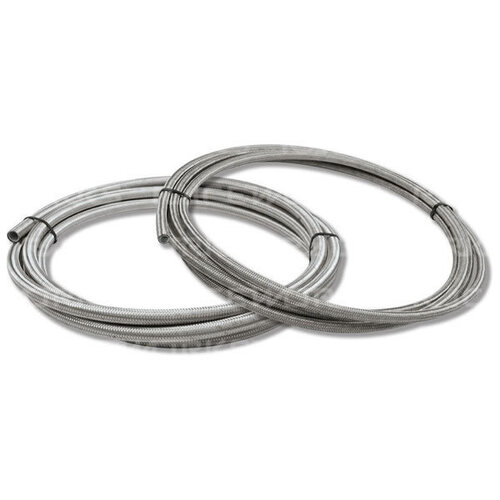 Raceworks 100 Series Stainless Braided Cutter E85 Hose 10 Metre RWH-100-04-10M