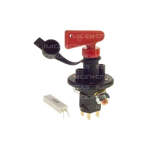 Raceworks Battery Master Switch With Field Cut  RWM-010