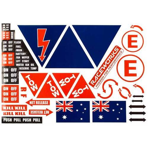 Raceworks Raceworks CAMS Approved Sticker Sheet  RWM-021