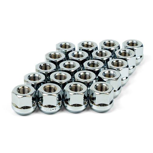 Wheel Nut Bulge Open End 12 X 1.50 Chrome 20pcs