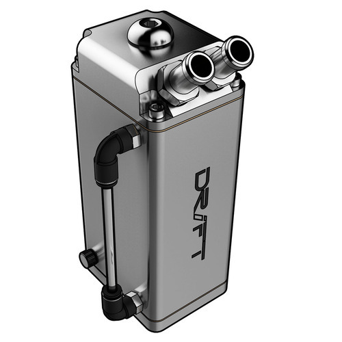 Oil Catch Tank - Polished 600ml Rectangle