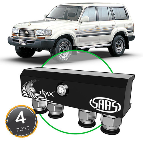 Diff Breather Kit 4 Port suit for Toyota LANDCRUISER 80 Series 1990-1998