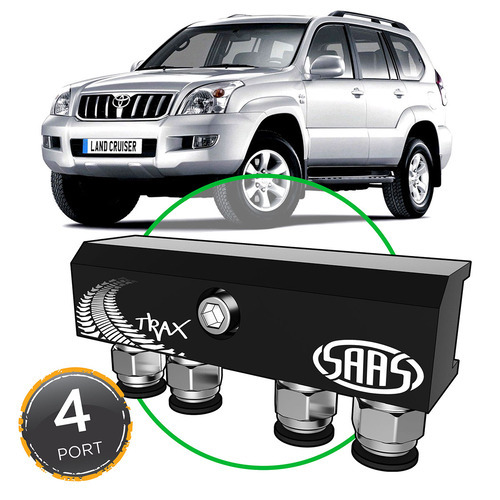 Diff Breather Kit 4 Port for Toyota PRADO 120 Series 2002-2009