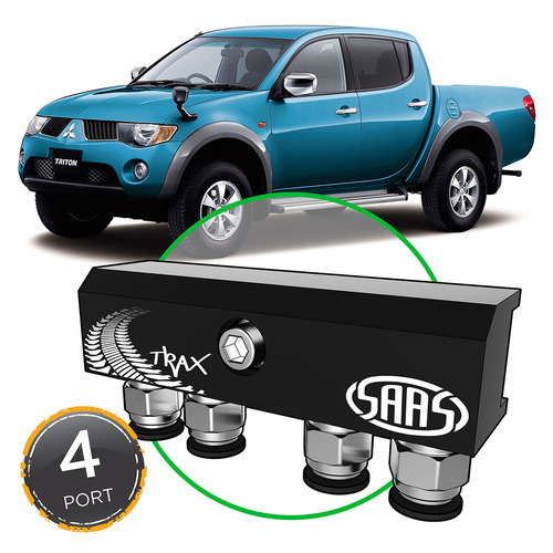 Diff Breather Kit 4 Port incl Nylon Bushes for Mitsubishi TRITON ML-MN 2006-2015