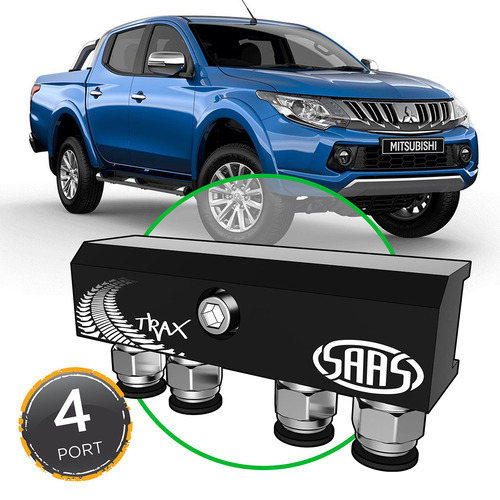 Diff Breather Kit 4 Port incl Nylon Bushes for Mitsubishi TRITON MQ 2015>