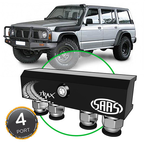 Diff Breather Kit 4 Port for Nissan PATROL GU Y61 1997-2015