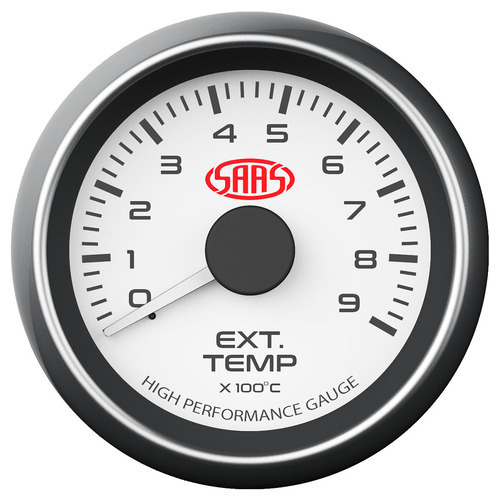 Exhaust Temp Gauge 0c-900c 52mm White Muscle Series