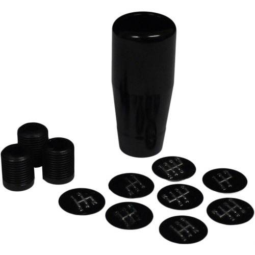 Billet Gear Knob Black Alum 8 Shift Patterns