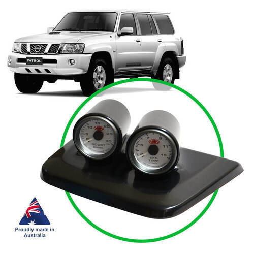 Twin Gauge Dash Pod for Patrol 1997 - 2004 GU - Y61