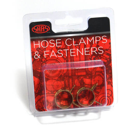 Hose Clamps Spring 12mm 1/2 ID Hose Pk2