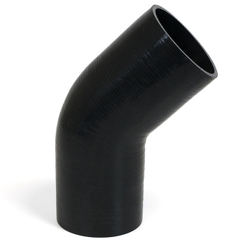 45Deg 4 Ply Silicone Hose 95mm x 95mm Black