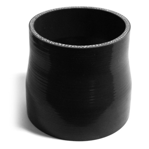 Straight 4 Ply Silicone Reducer 95mm x 102mm x 102mm Black