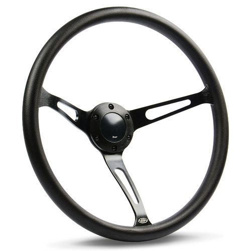 Steering Wheel Poly 15" Classic DD Black Alloy Slots