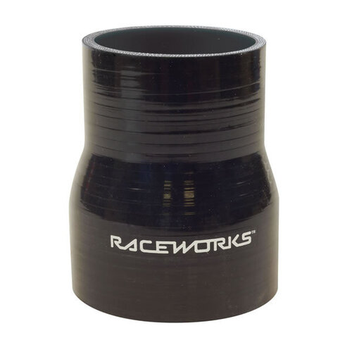Raceworks Silicone Hose Reducer 3.25-3.5'' (82-89mm) Black 3.25"-3.5" SHR-325350BK