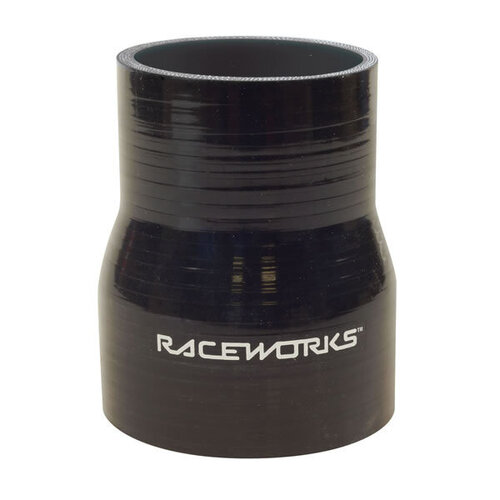 Raceworks Silicone Hose Reducer 3.5-3.75'' (89-95mm) Black 3.5"-3.75" SHR-350375BK