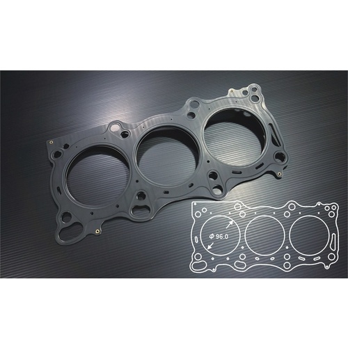 SIRUDA METAL HEAD GASKET(STOPPER) FOR NISSAN VR38DETT-RIGHT Bore:96mm-0.8mm