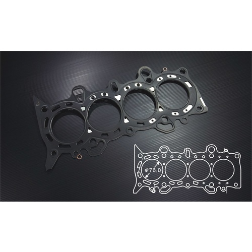 SIRUDA METAL HEAD GASKET(STOPPER) FOR HONDA D17A2/A9 Bore:76mm-1.3mm