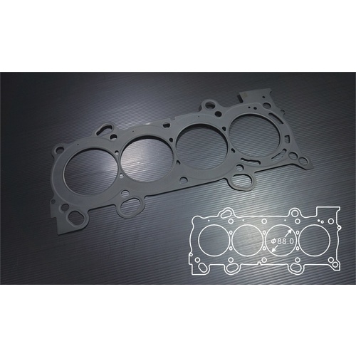 SIRUDA METAL HEAD GASKET(STOPPER) FOR HONDA K20A4/K24A Bore:88mm-1.5mm