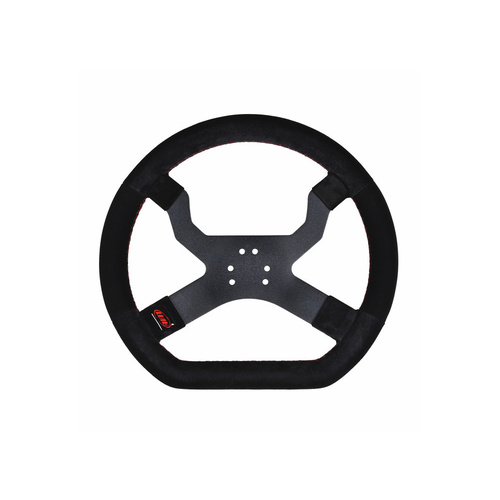 MyChron5 Kart Steering Wheel Black (6 hole for OTK Karts)