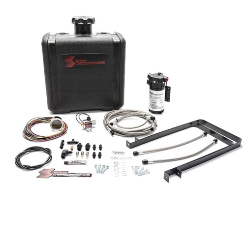  Stage 2 Diesel Boost Cooler Water/Meth Kit w/Gauge Controller-Braided Hose