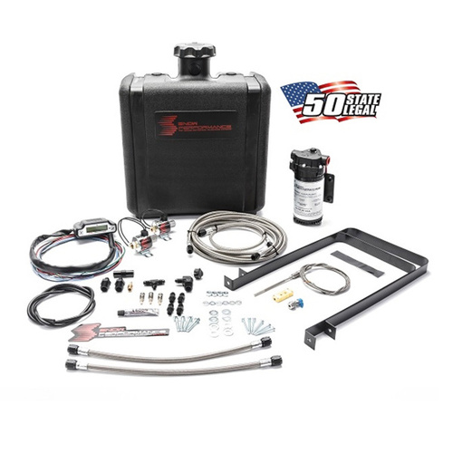  Stage 3 Diesel Boost Cooler Water/Meth Kit w/2D MAP Controller-Braided Hose