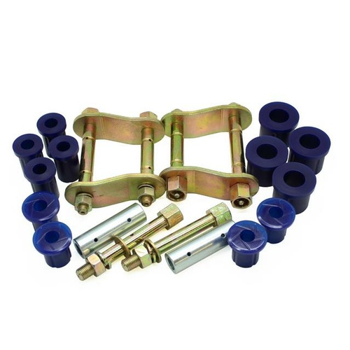 SuperPro Rear Greasable Shackle And Bush Kit FOR Mitsubishi KIT083SK