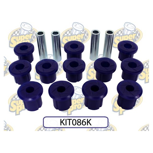 SuperPro Rear Leaf Spring Bush Kit Fits Toyota KIT086K