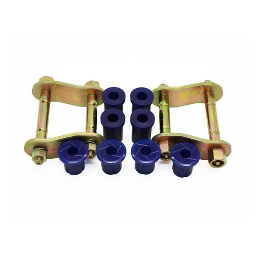 SuperPro Rear Greasable Shackle And Bush Kit Rear Of Spring Fits Mitsubishi KIT143RSK