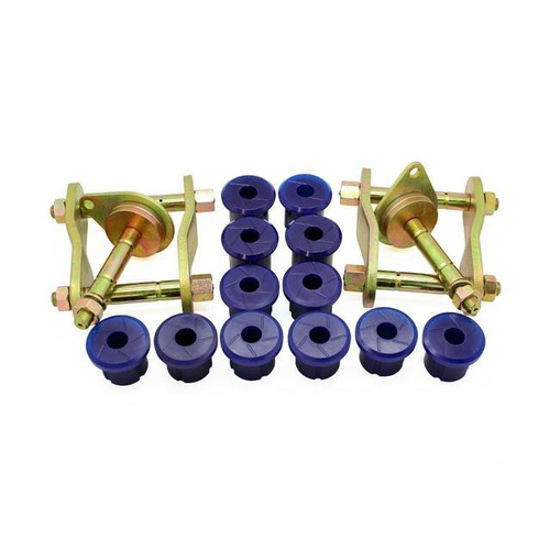 SuperPro Rear Greasable Shackle And Bush Kit FOR Toyota KIT156SK