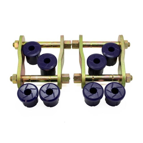 SuperPro Rear Greasable Shackle And Bush Kit Rear Of Spring Fits Toyota KIT193RSK