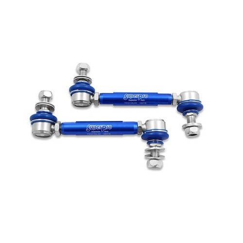 SuperPro Roll Control Front Swaybar Link Kit Heavy Duty Adjustable Fits Nissan TRC12105