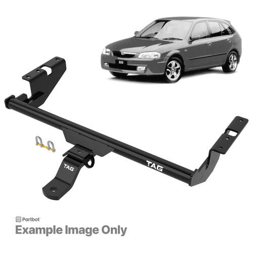 TAG LIGHT DUTY TOWBAR for Mazda 323 (08/1989-1998), 323 Protegé (07/1994-09/1998), 323 Astina (08/1989-09/1998)