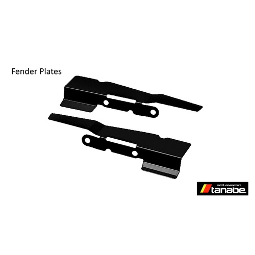 TANABE Genuine OEM COOLING FENDER PLATE FOR TOYOTA GR YARIS GXPA16 CLPT2 black