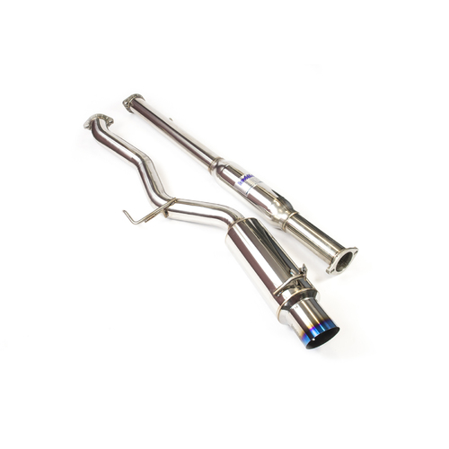 Invidia N1 Turbo Back Exhaust w/Metal Matrix Cat for Mitsubishi Evo 7-9 CT9A