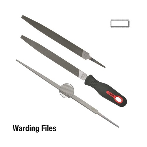 TOLEDO Warding File Smooth - 100mm 6 Pk 04WF03BU x6