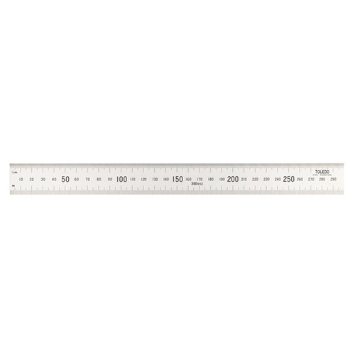 TOLEDO Stainless Steel Double Sided Rule Metric - 300mm 300MSE