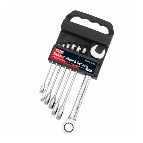 TOLEDO Ratchet Wrench Set Fixed Head - Metric 7 Pc. (6-19mm)