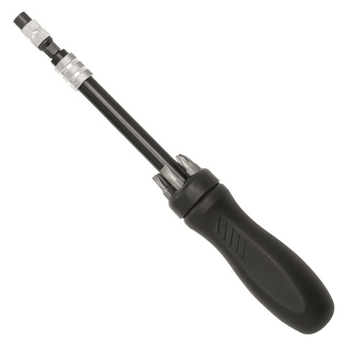 TOLEDO Screwdriver, Multi-Bit, Flexible Telesopic Shaft