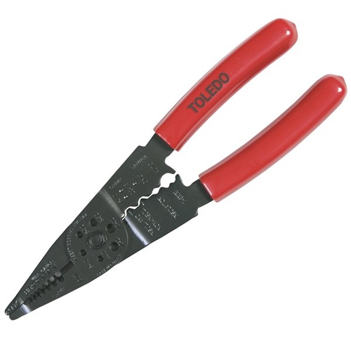 TOLEDO Crimper, Cutter and Stripper - 7 in 1 Tool 302155