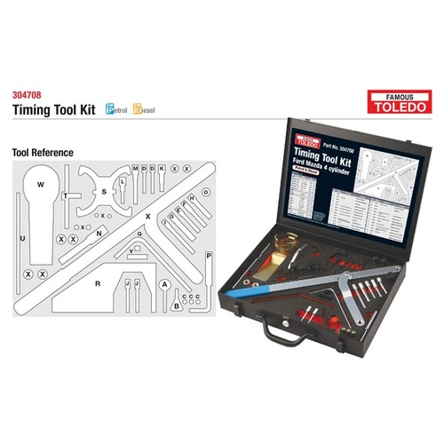 TOLEDO Toledo Timing Tool Kit - Ford &amp; Mazda 304708