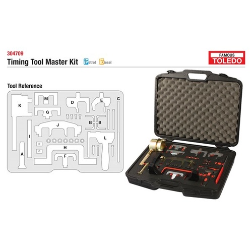 TOLEDO Toledo Timing Tool Kit - Mercedes 304709